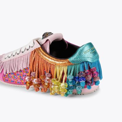 Kurt Geiger London Islington Fringe Sneaker - Multi Colored - view 4