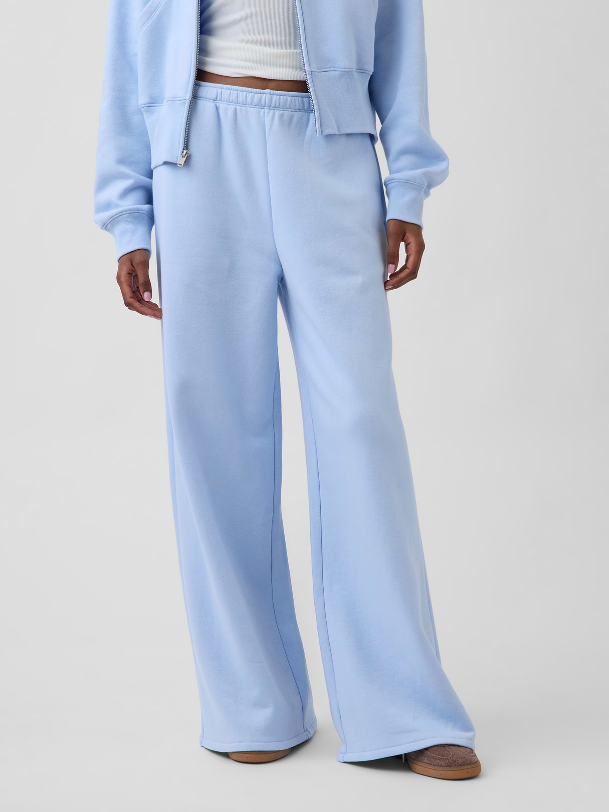 VintageSoft Baggy Sweatpants - Cerulean blue