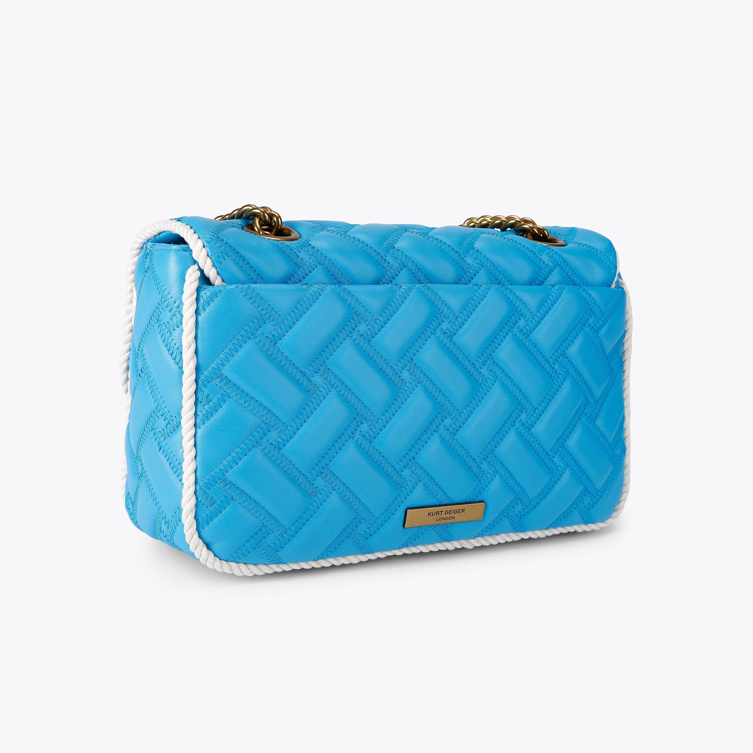 Kurt Geiger London Kurt's Cabana Kensington Flap Kurt Bag - Blue - view 4