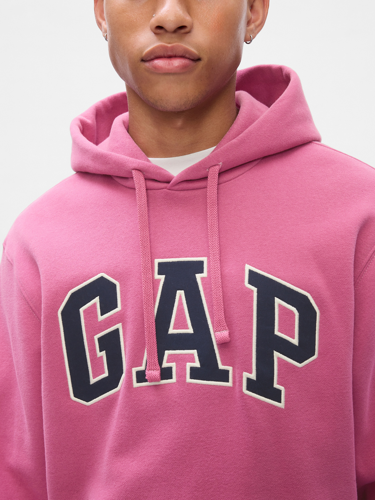 Adult VintageSoft Arch Logo Hoodie - RED VIOLET
