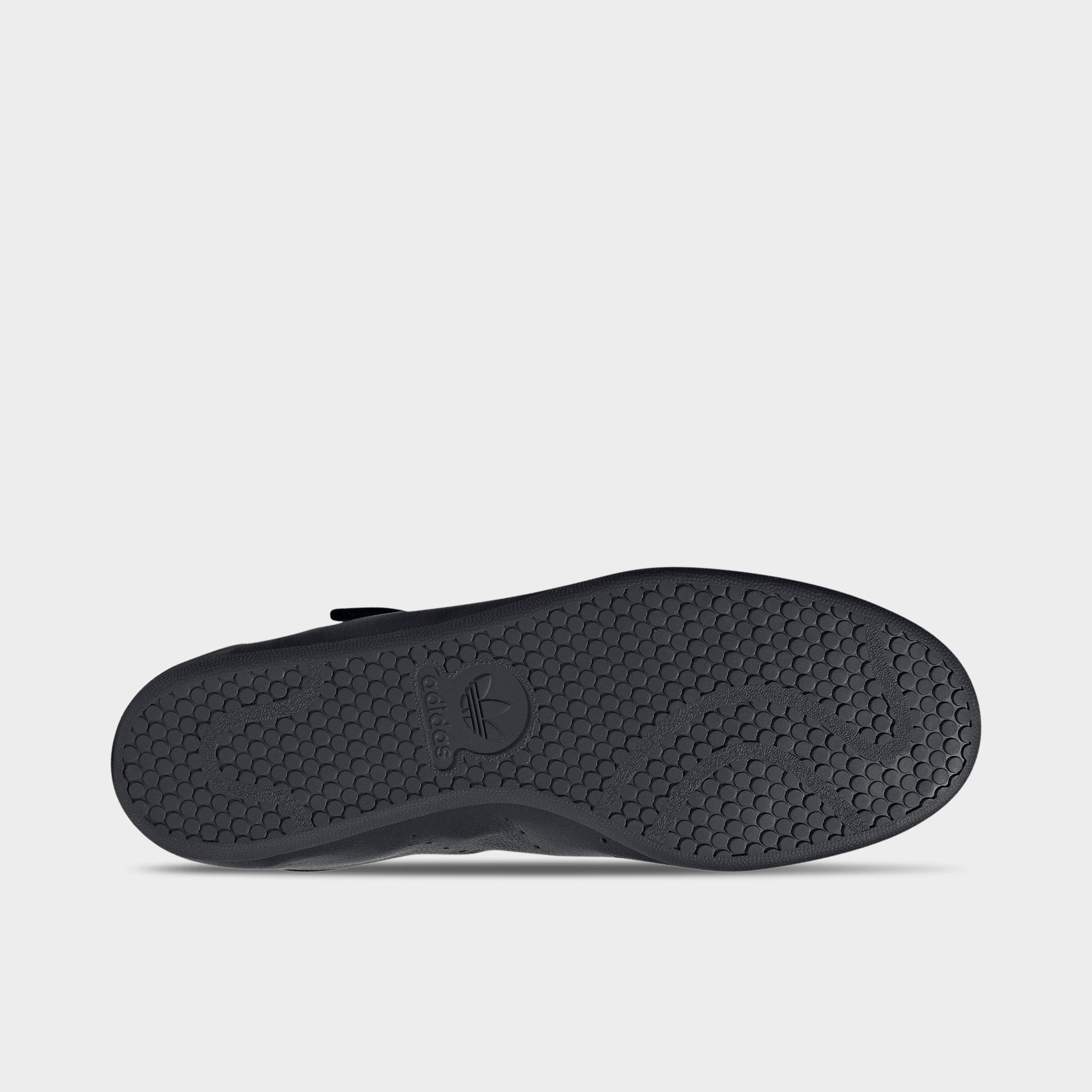 Women's adidas Originals Stan Smith Lo Ballet Shoes - Core Black/Core Black/Core Black - Bottom view