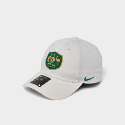 Nike Australia Soccer Club Strapback Hat - Sail/Mystic Green/Sport Gold