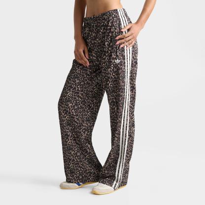 Women's adidas Originals Leopard Firebird Oversized Track Pants - Multicolor