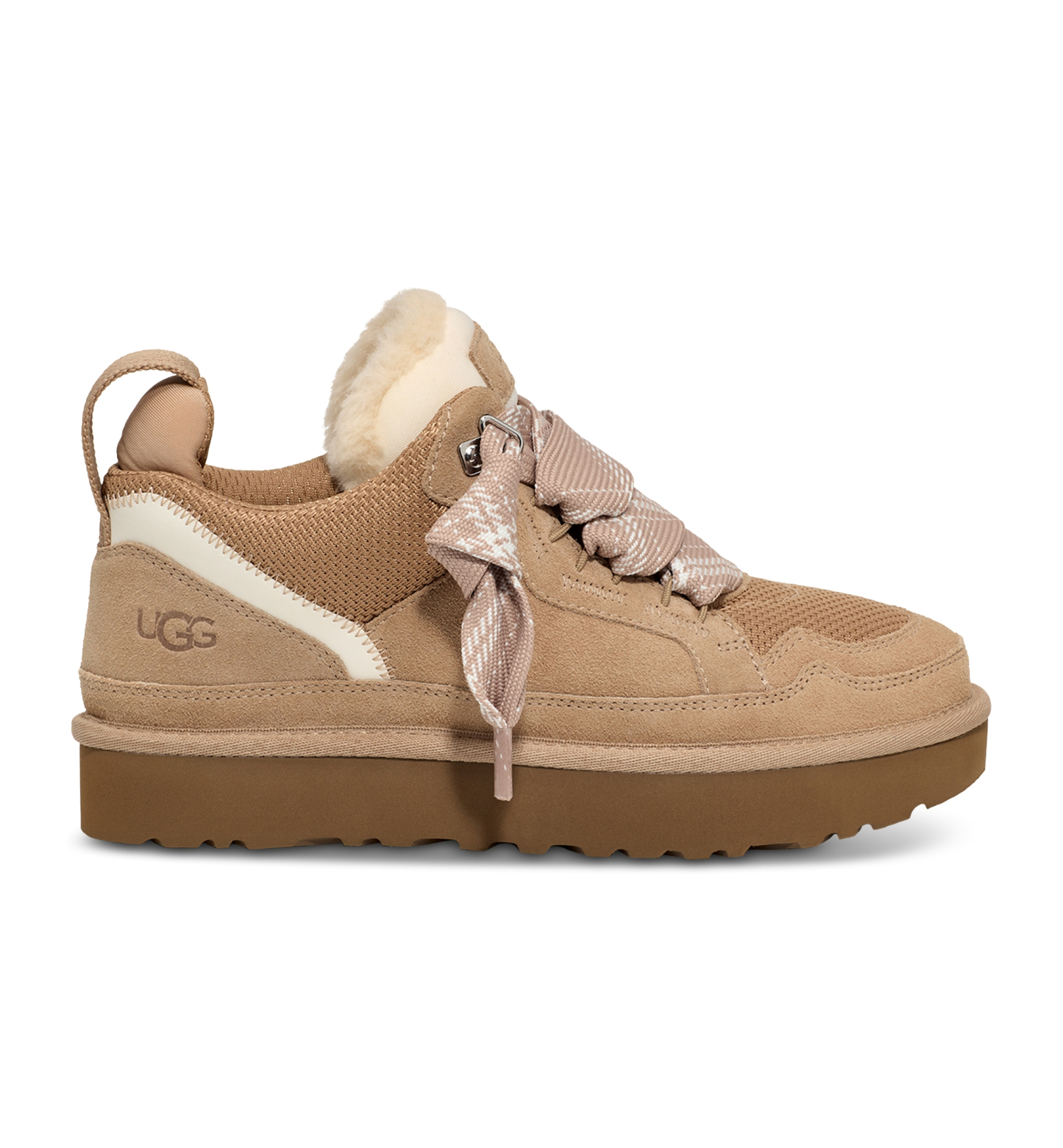UGG® Women's Lowmel Lace-Up Sneaker Booties - Sand