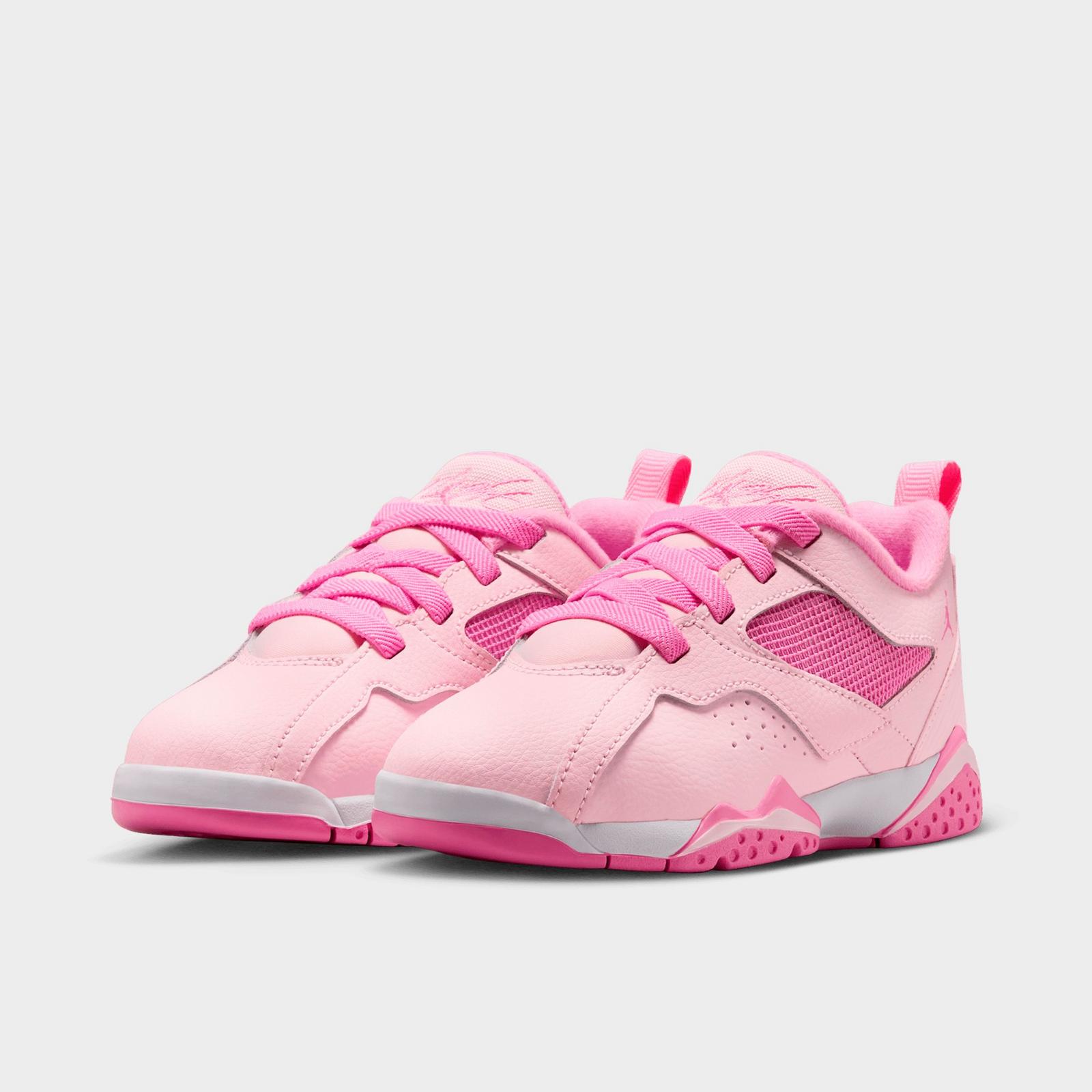 Little Kids' Air Jordan MVP 92 Basketball Shoes - Pink Foam/White/China Rose - view 2