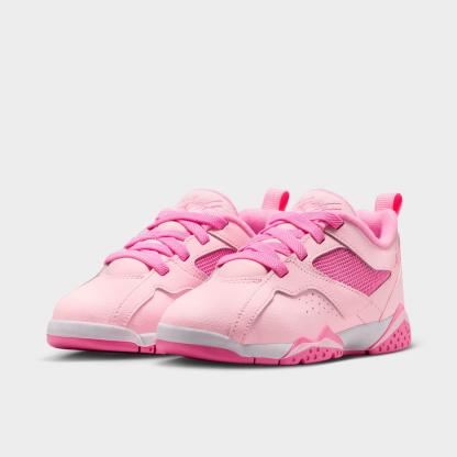 Little Kids' Air Jordan MVP 92 Basketball Shoes - Pink Foam/White/China Rose - view 2