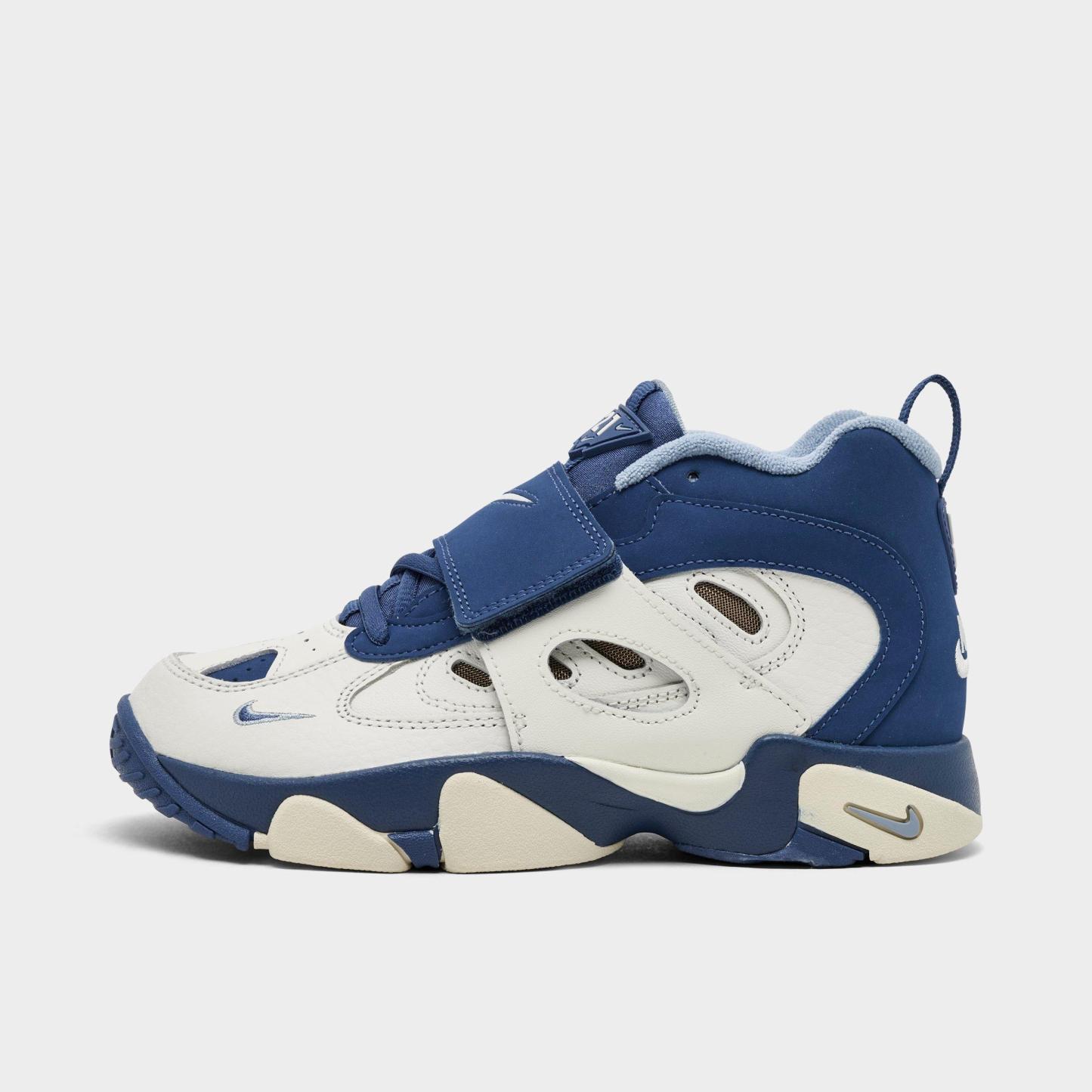 Little Kids' Nithtke Diamond Turf 2 Casual Shoes - Sail/Mystic Navy/Blue Grey/Metallic Gold - Left shoe facing left. Outside of the shoe.