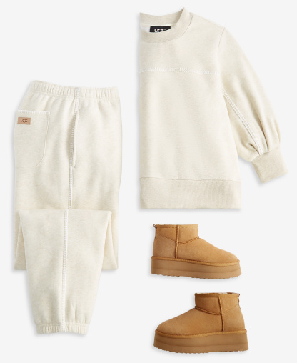 UGG Women's Classic Fleece Sweatpants - Sand Heather