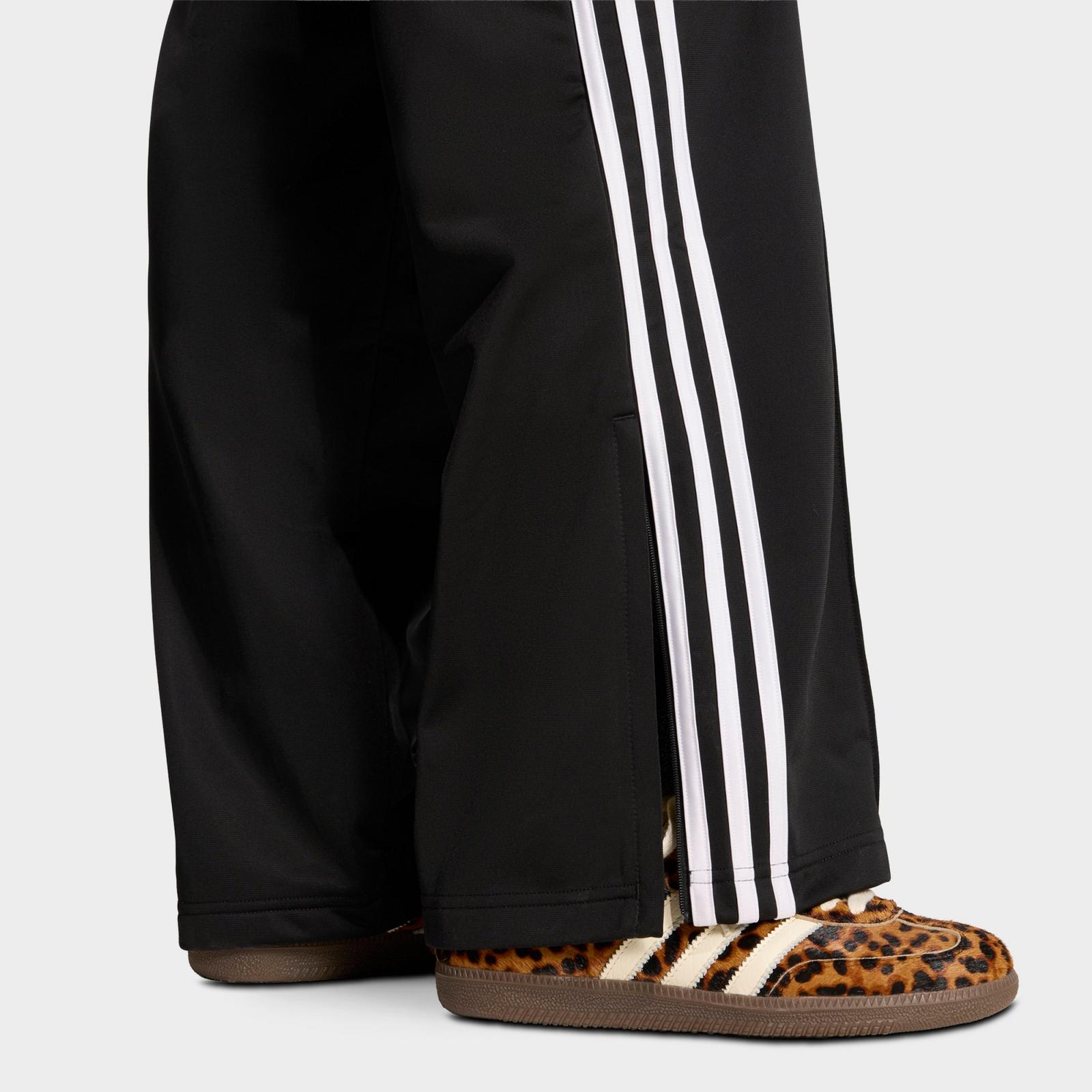 Women's adidas Originals Firebird Loose Track Pants - Black/White - view 4