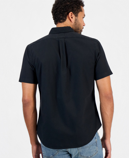 Polo Ralph Lauren Men's Garment-Dyed Oxford Shirt - Black