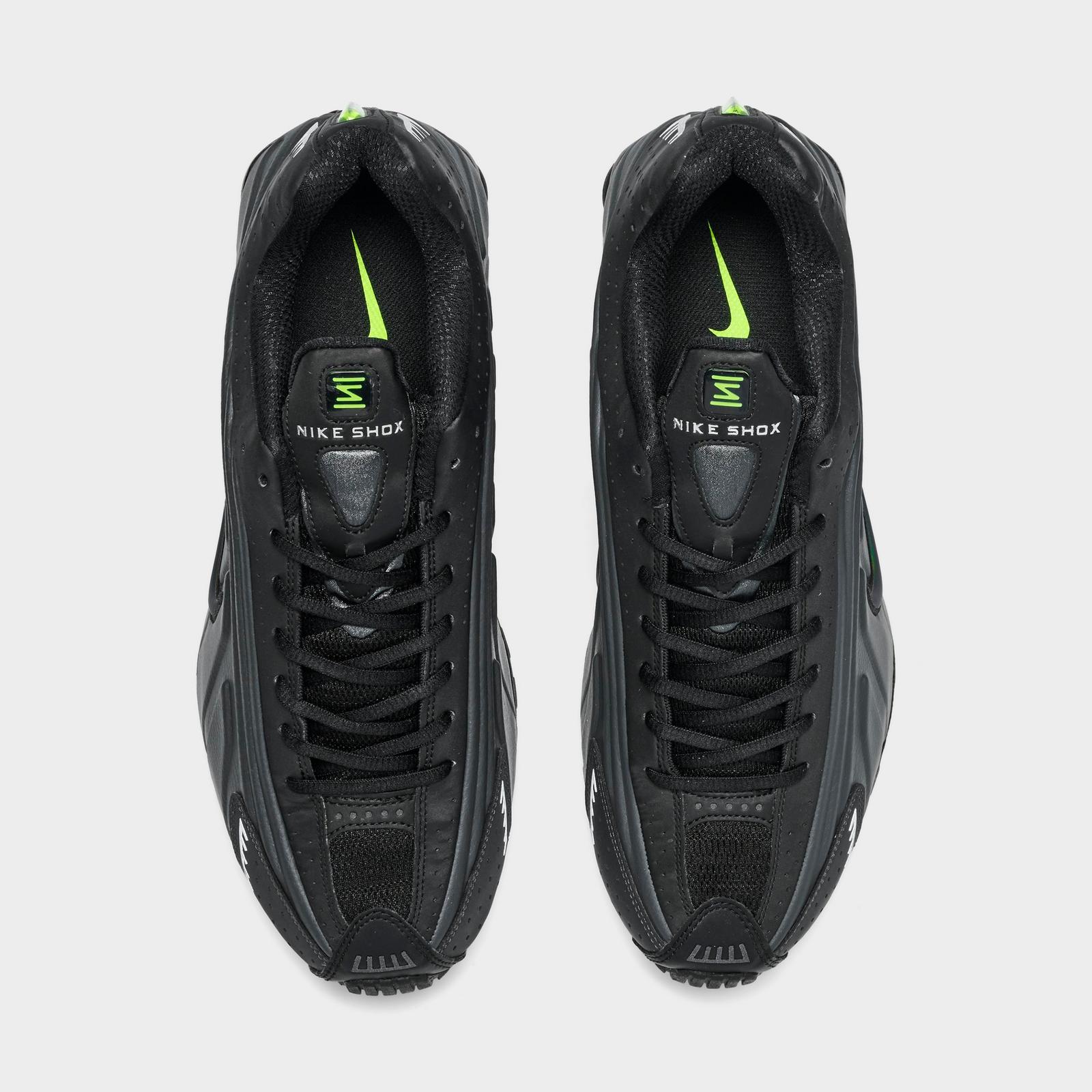 Men's Nike Shox R4 Casual Shoes - Anthracite/Multi-Color/Black