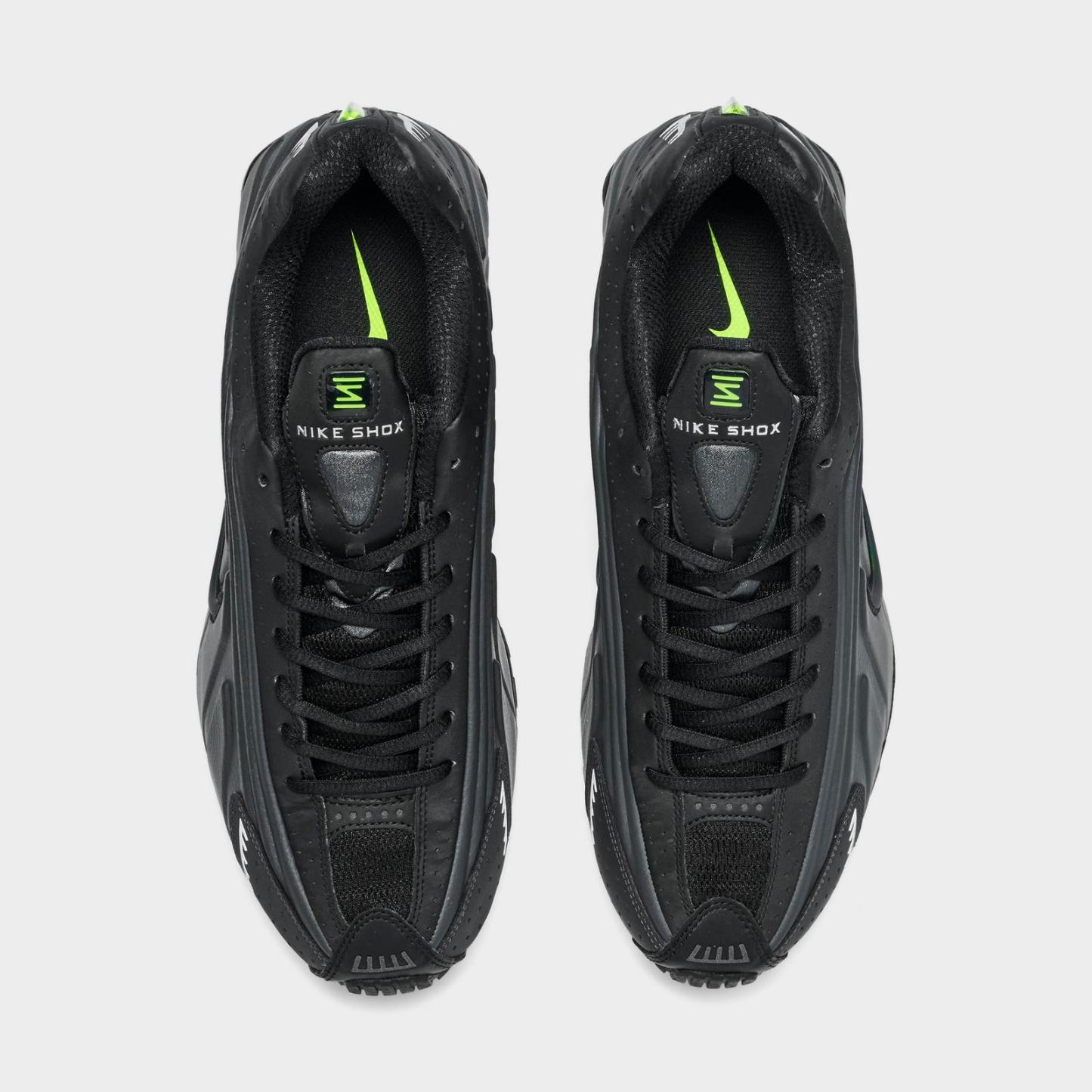 Men's Nike Shox R4 Casual Shoes - Anthracite/Multi-Color/Black