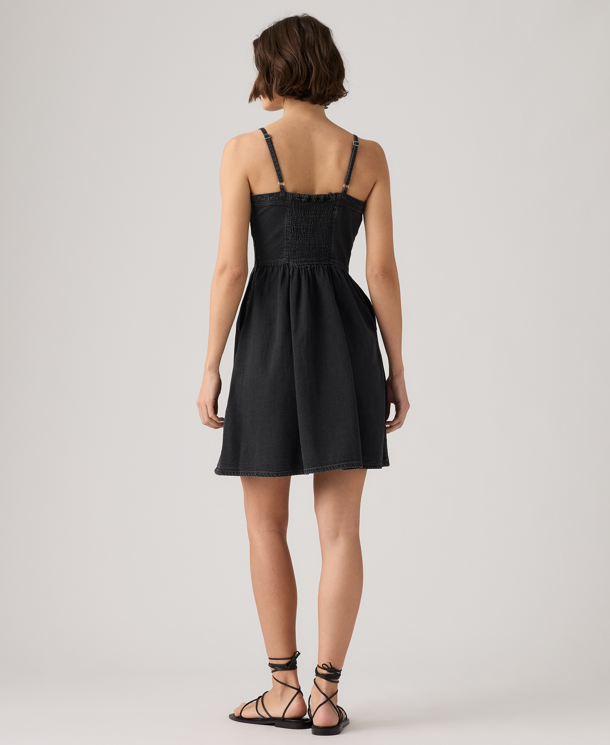 Levi's Women's Jadine Square Neck Denim Mini Dress - First Or Last Dress