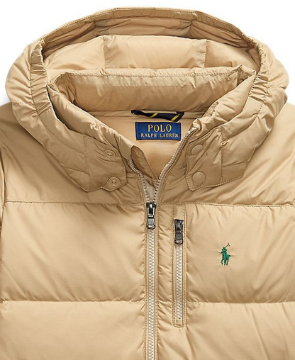 Polo Ralph Lauren Big Boys Ripstop Down Hooded Jacket - Vintage Khaki