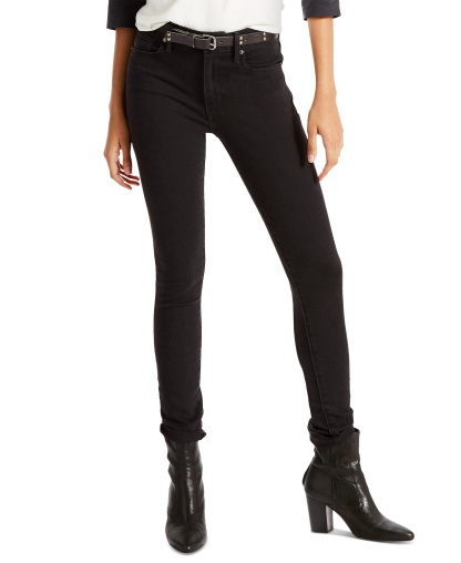 Levi's Women's 721 High-Rise Stretch Skinny Jeans - Soft Black