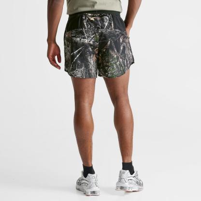 Men's Nike Stride Dri-FIT Brief-Lined Realtree 5" Running Shorts - Anthracite/Black
