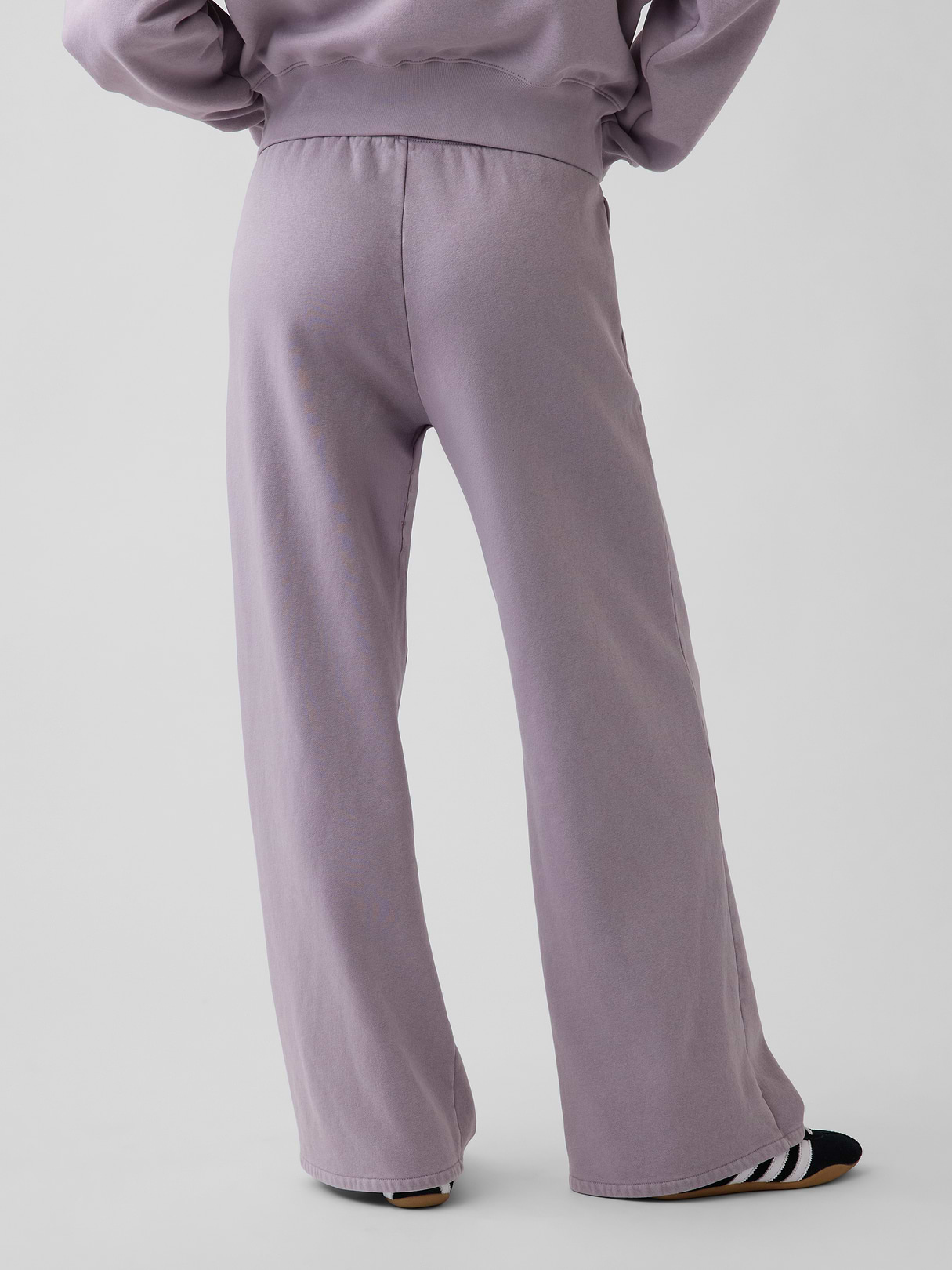 VintageSoft Baggy Sweatpants - Dusty mauve purple