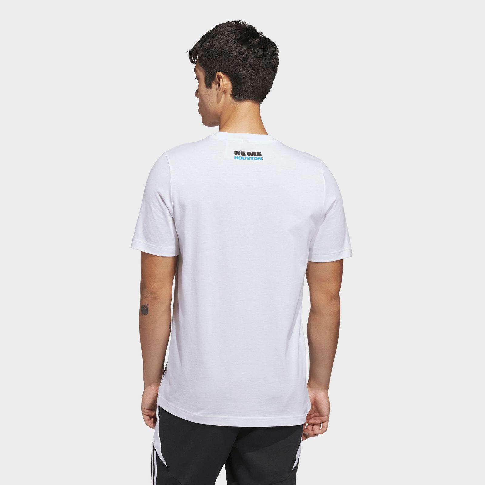 Men's adidas Soccer FIFA World Cup 26™ Host City Houston Graphic T-Shirt - White - view 3