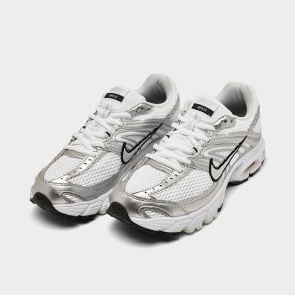 Women's Nithtke Air Max Moto 2K Casual Shoes - Part 3 - White/Photon Dust/Metallic - Both shoes facing left