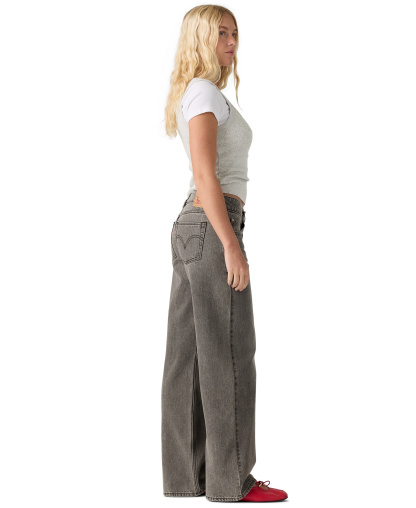 Levi's Women's Super-Low Double-Button Relaxed-Fit Denim Jean - Disquiet Day