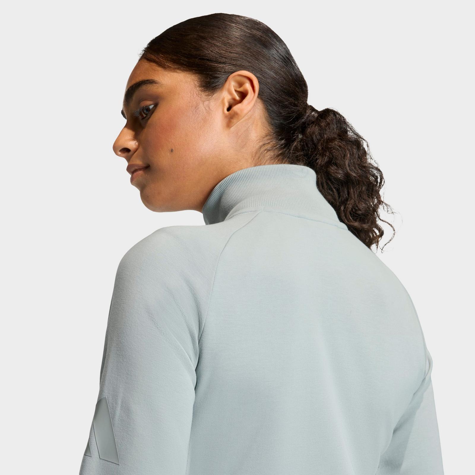 Women's adidas Sportswear Soft Lux Slim Track Top - Wonder Sage - view 5