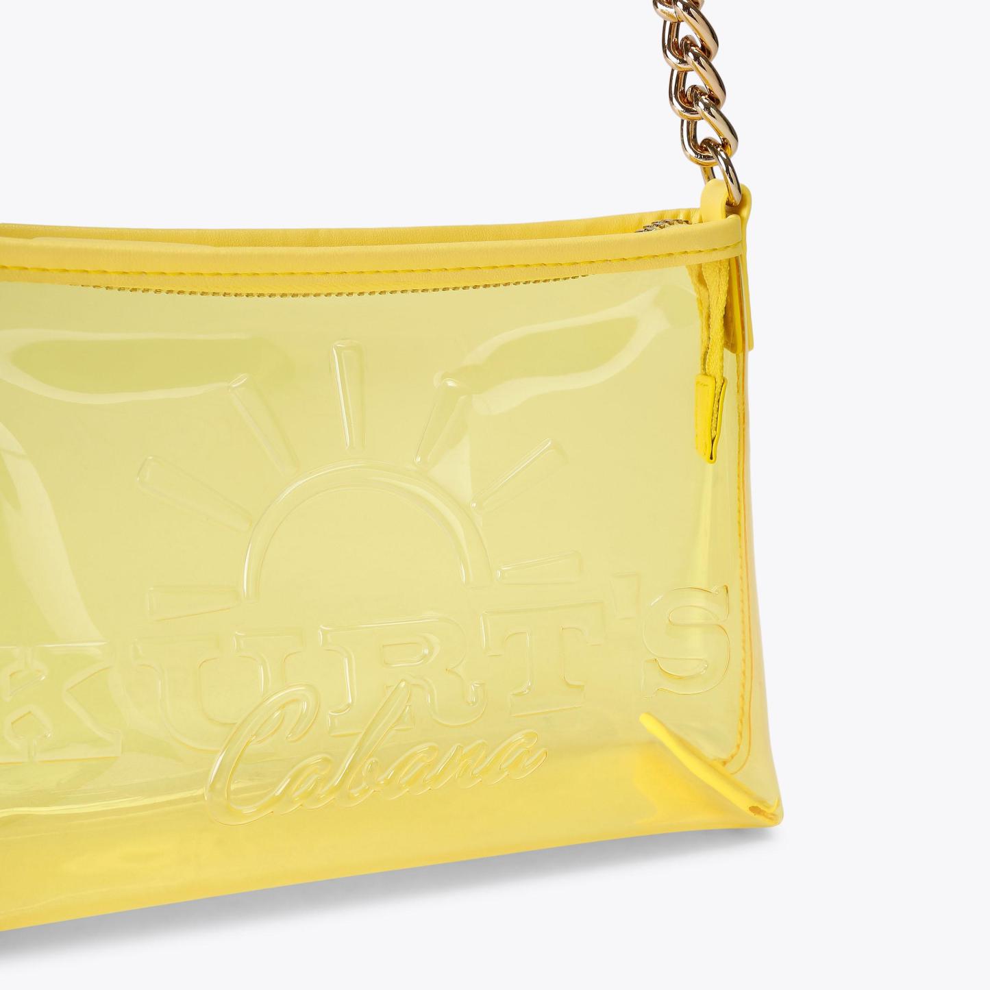 Kurt Geiger London Kurt's Cabana Small Pochette Bag - Yellow - view 5