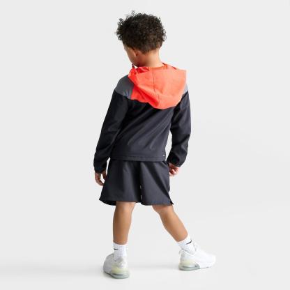 Kids' Toddler Nike Windrunner Jacket and Shorts Set - Dark Smoke Grey/Red