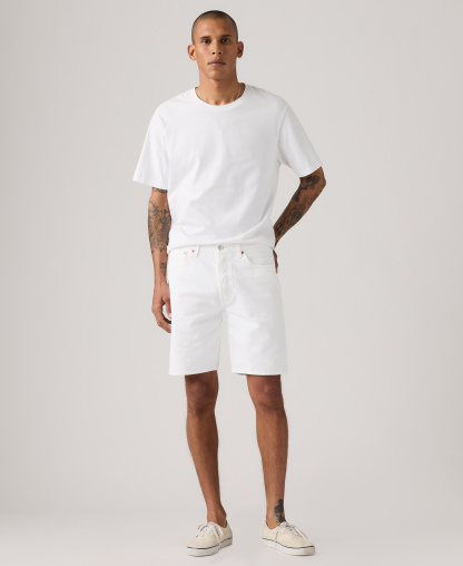 Levi's Men's 501™ Original Hemmed Stretch 9" Jean Shorts - Optic Daisy