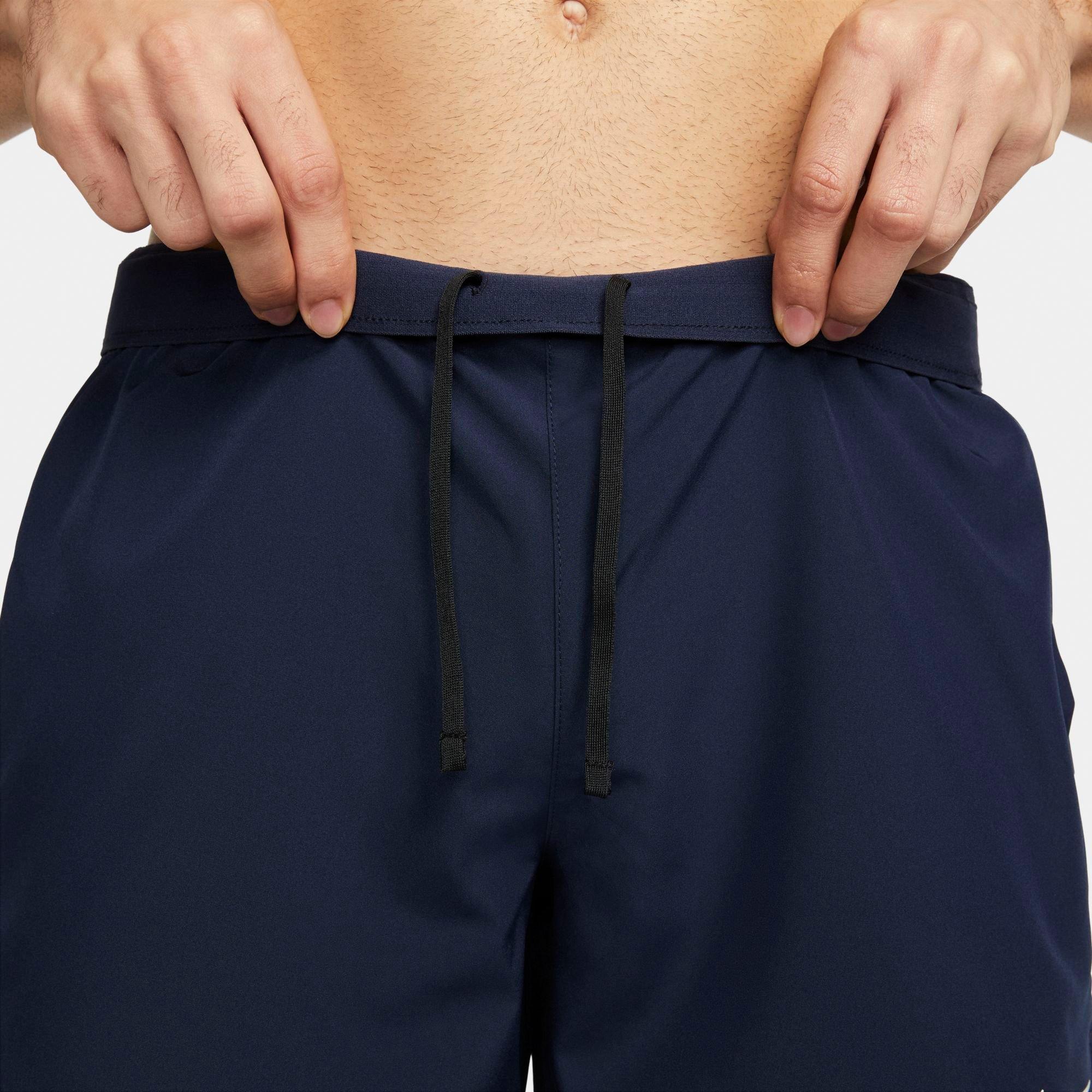 Men's Nithtke Dri-FIT Challenger 5" Brief-Lined Training Shorts - Obsidian/Obsidian/Black