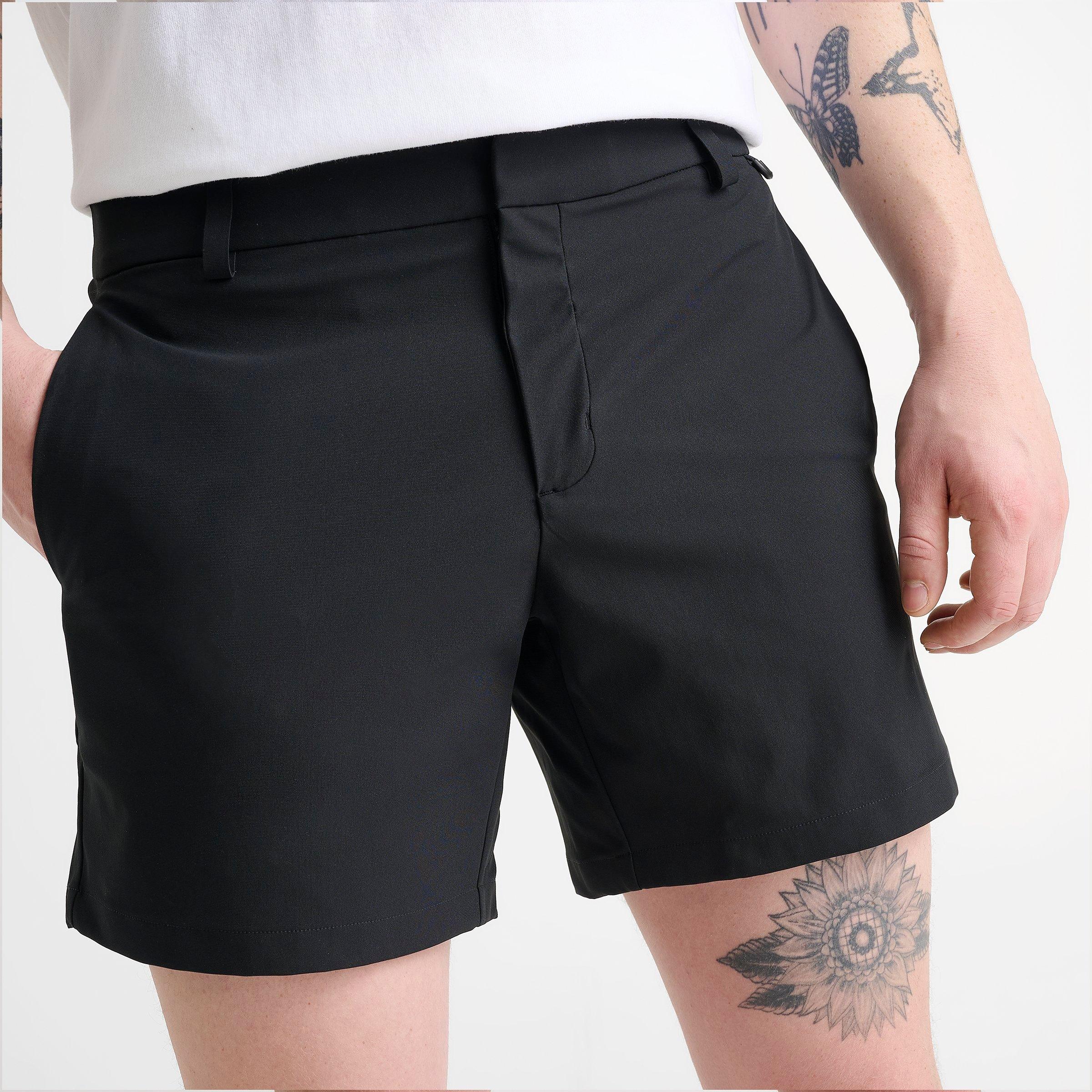 Men's Nithtke 24.7 PerfectStretch Dri-FIT 6" Shorts - Black/Black/Dark Smoke Grey
