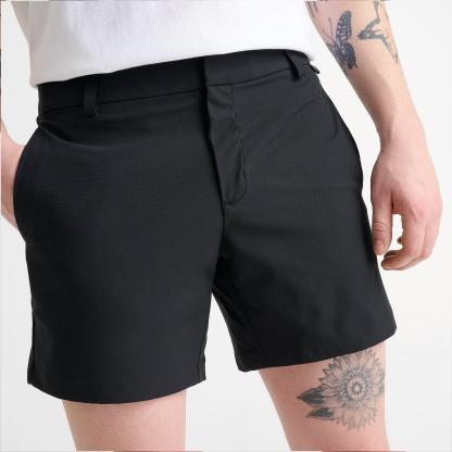 Men's Nithtke 24.7 PerfectStretch Dri-FIT 6" Shorts - Black/Black/Dark Smoke Grey