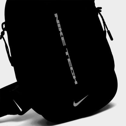 Nithtke Commute Tech Crossbody Bag (1L) - Black/Black/Reflective Silver