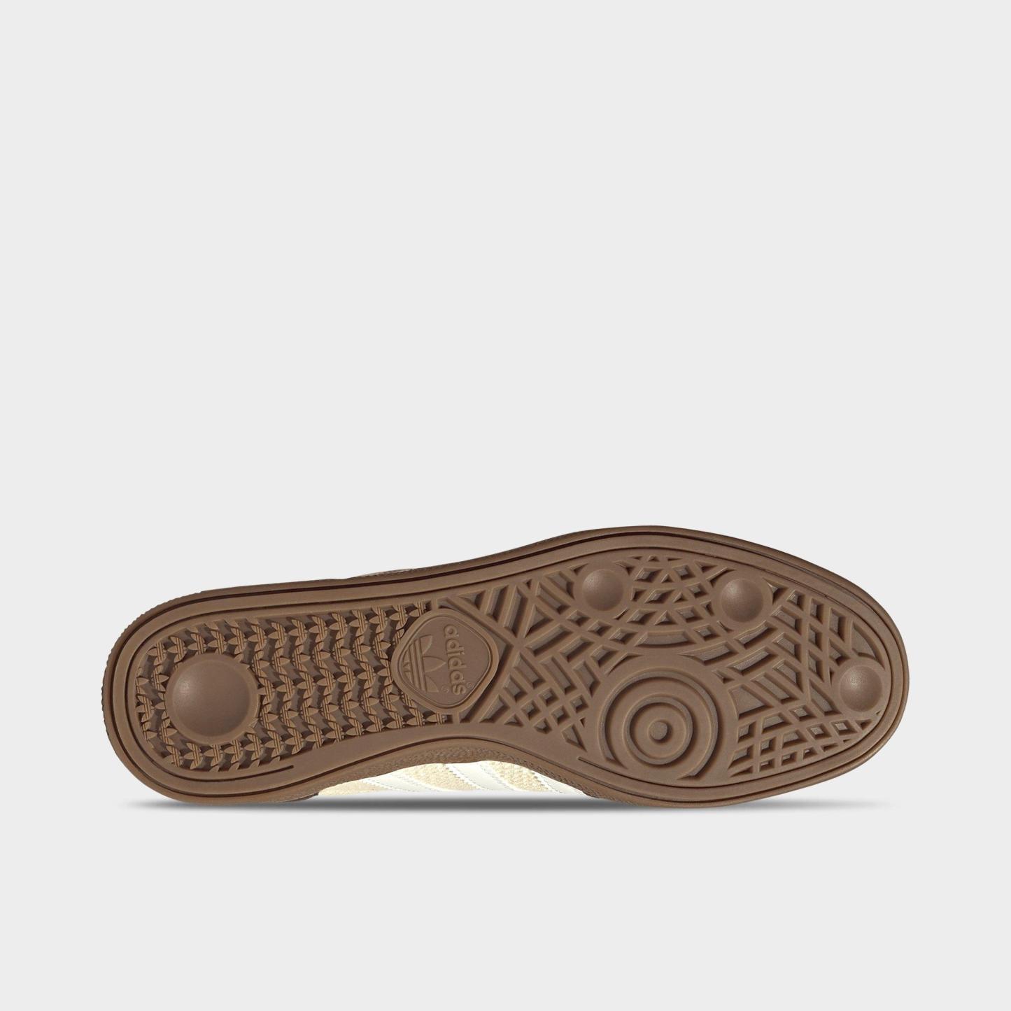 Men's adidas Originals Handball Spezial Casual Shoes - Part 4 - Warm Vanilla/Off White/Dark Brown - Bottom view