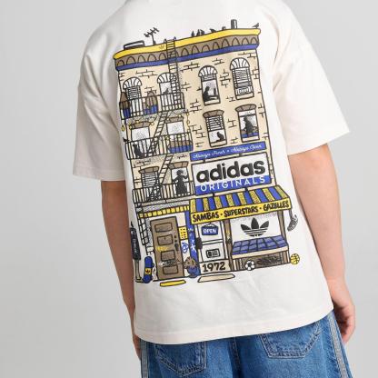 Big Kids' adidas Originals Store Front T-Shirt - White