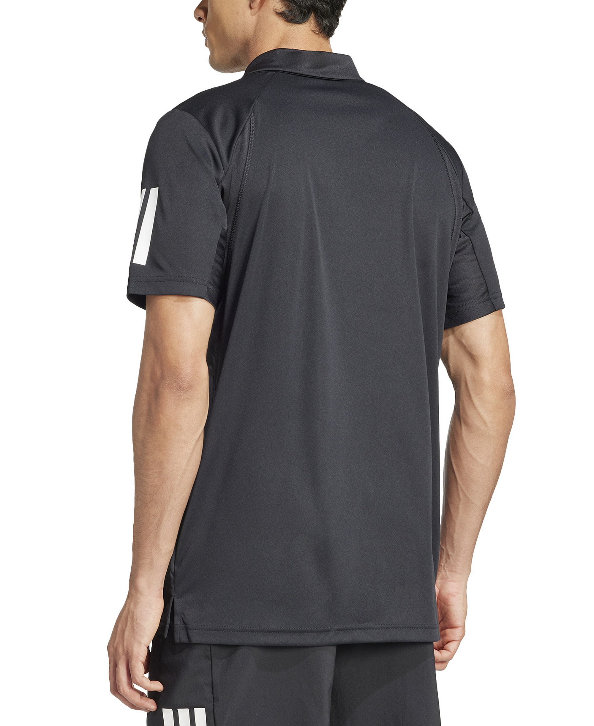 adidas Men's Club Tennis Climacool 3-Stripes Polo Shirt - Black