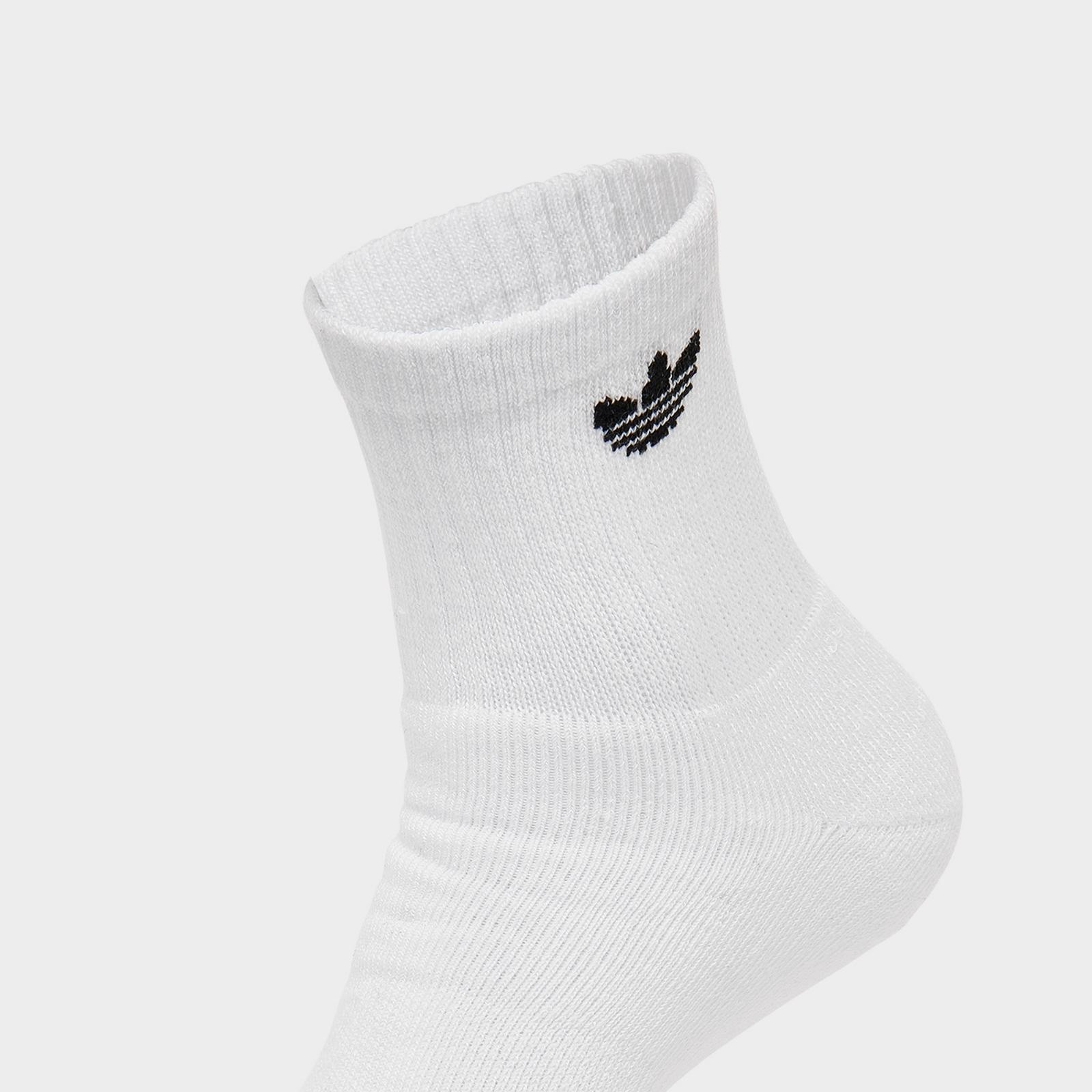 adidas Originals Trefoil Quarter Socks (6 Pack) - White - view 5