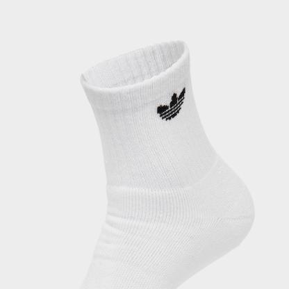 adidas Originals Trefoil Quarter Socks (6 Pack) - White - view 5