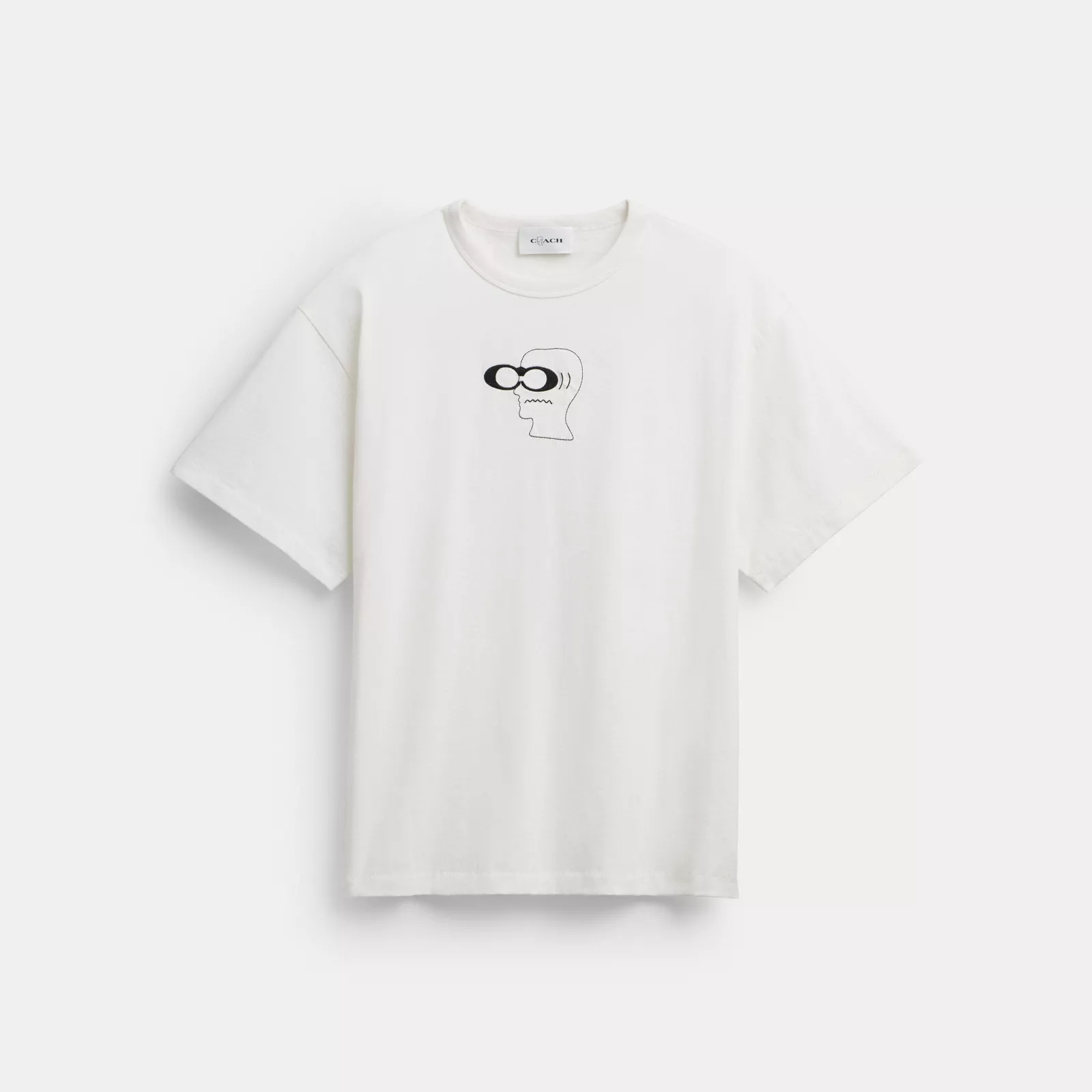 Coach | Brain Dead Head T-Shirt In Organic Cotton - White