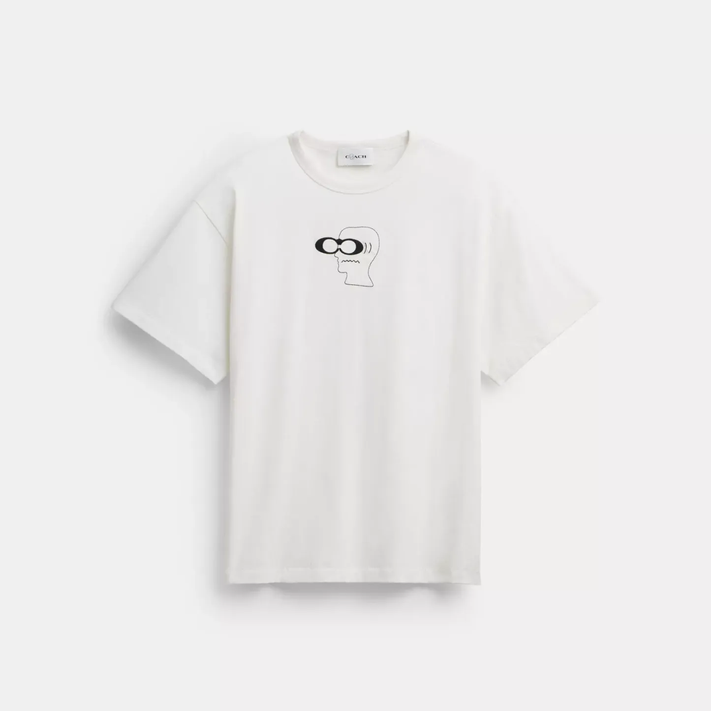 Coach | Brain Dead Head T-Shirt In Organic Cotton - White