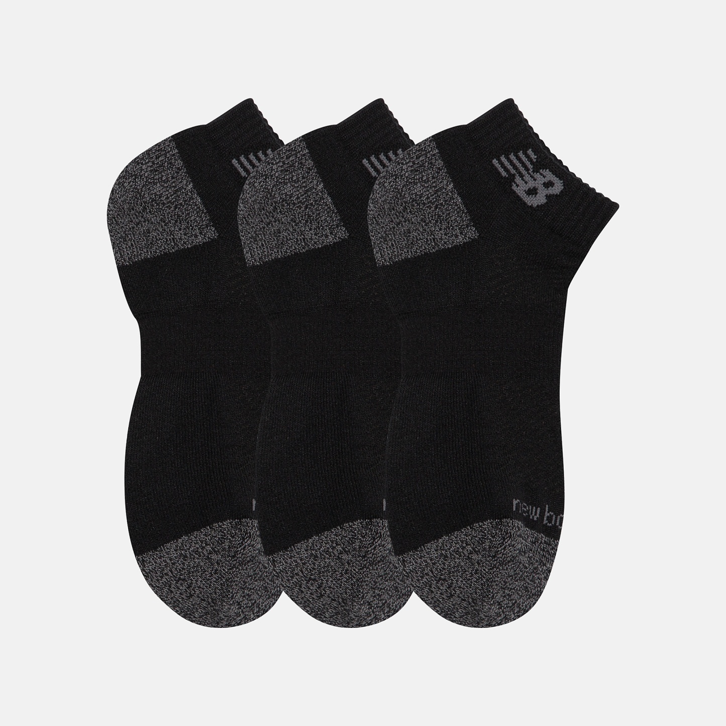 New Balance Active Low Cut Socks 3 Pack, LAS35205BK