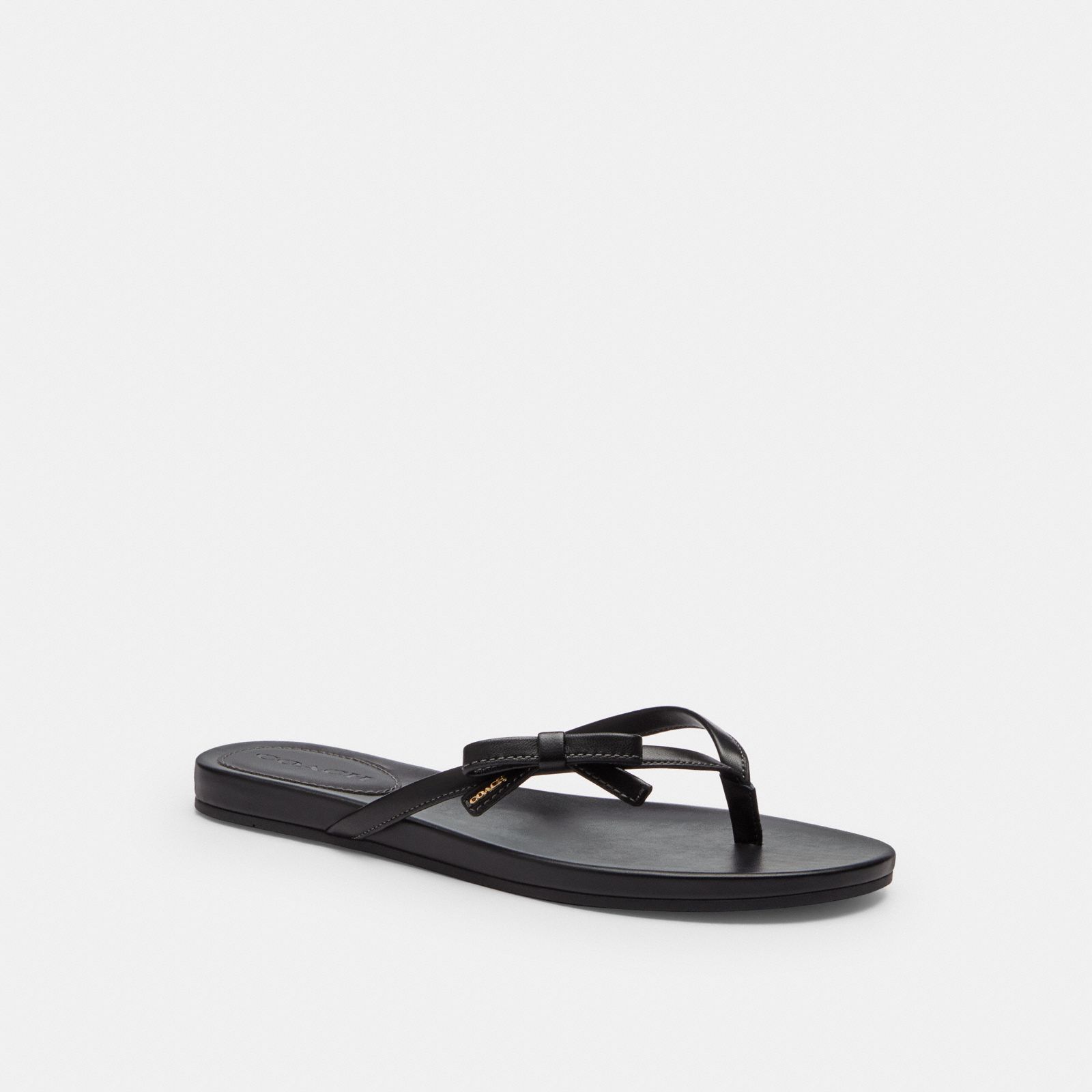 Bow Flip Flop - Black