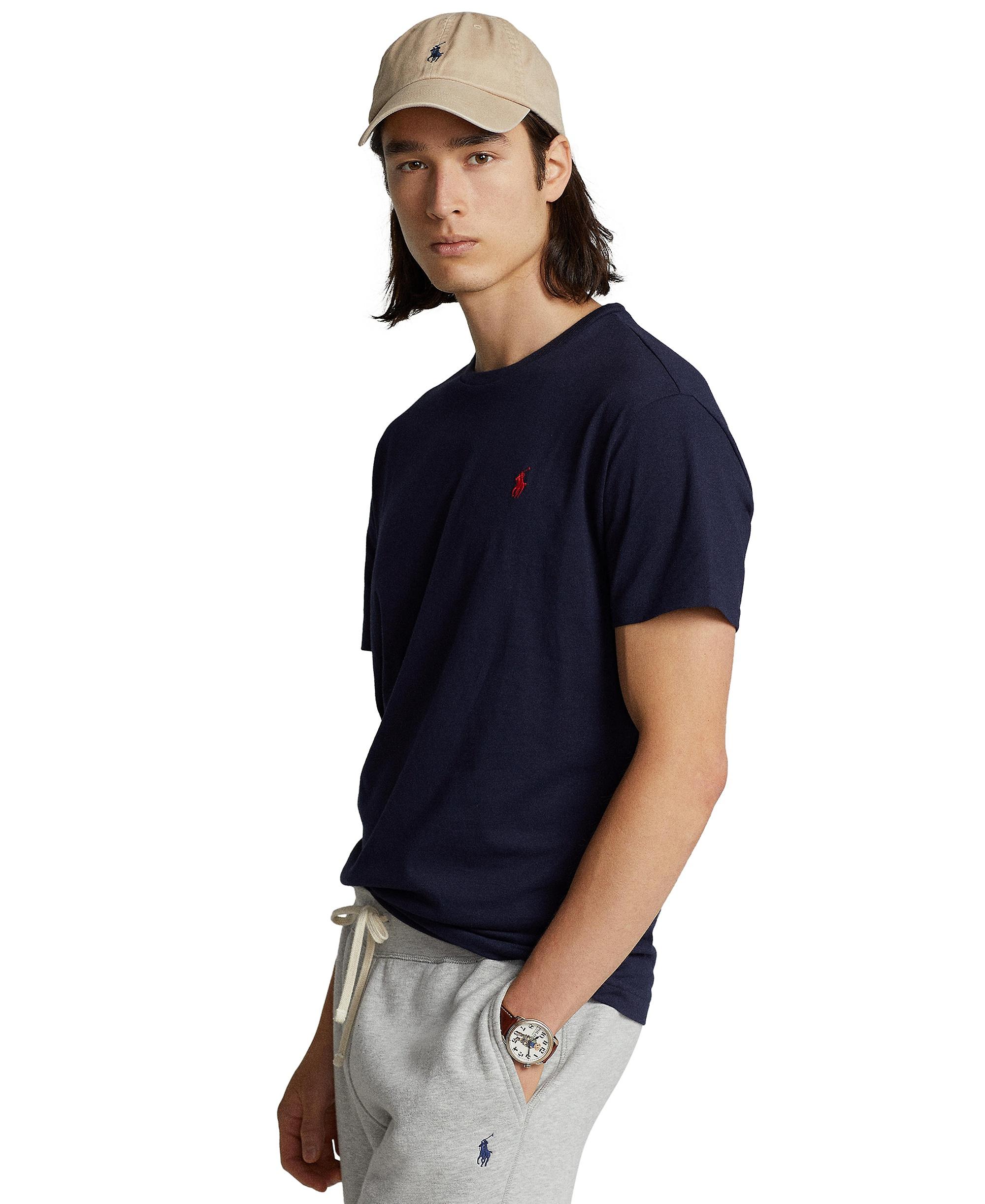 Polo Ralph Lauren Men's Embroidered Pony Classic-Fit T-Shirt - Ink