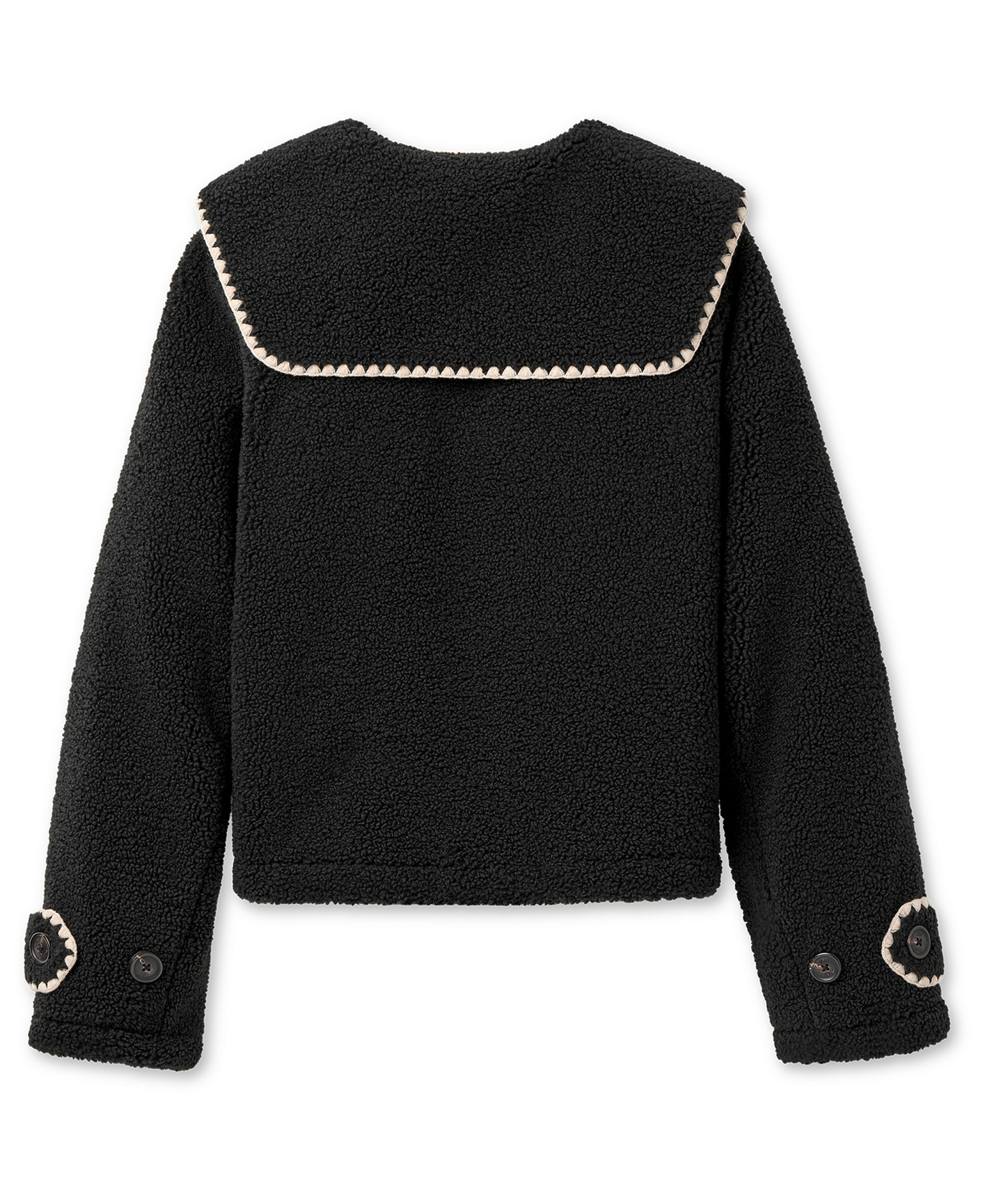 UGG Women's Nikia Relaxed-Fit Collared Neck Jacket - Black