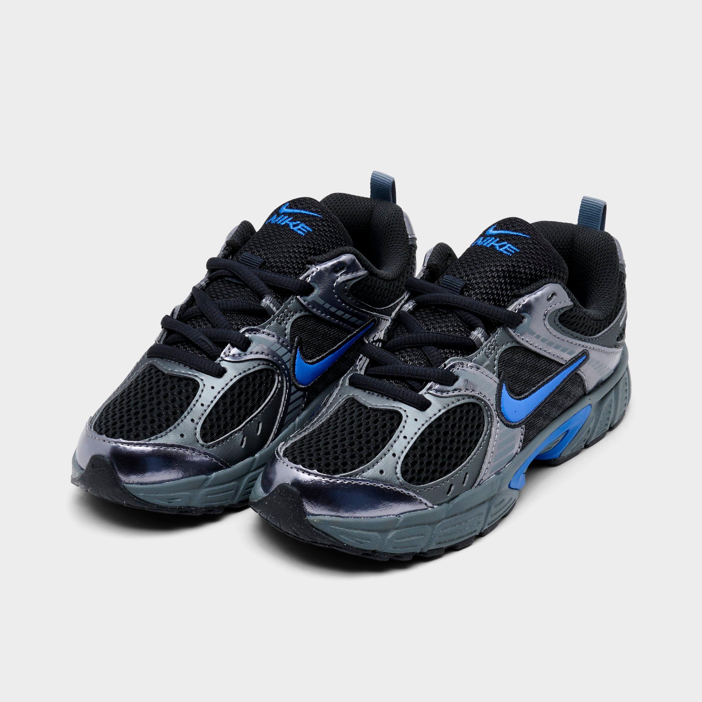 Little Kids' Nithtke V5 RNR Casual Shoes - Anthracite/Blue Crystal/Metallic Cool Grey - Both shoes facing left