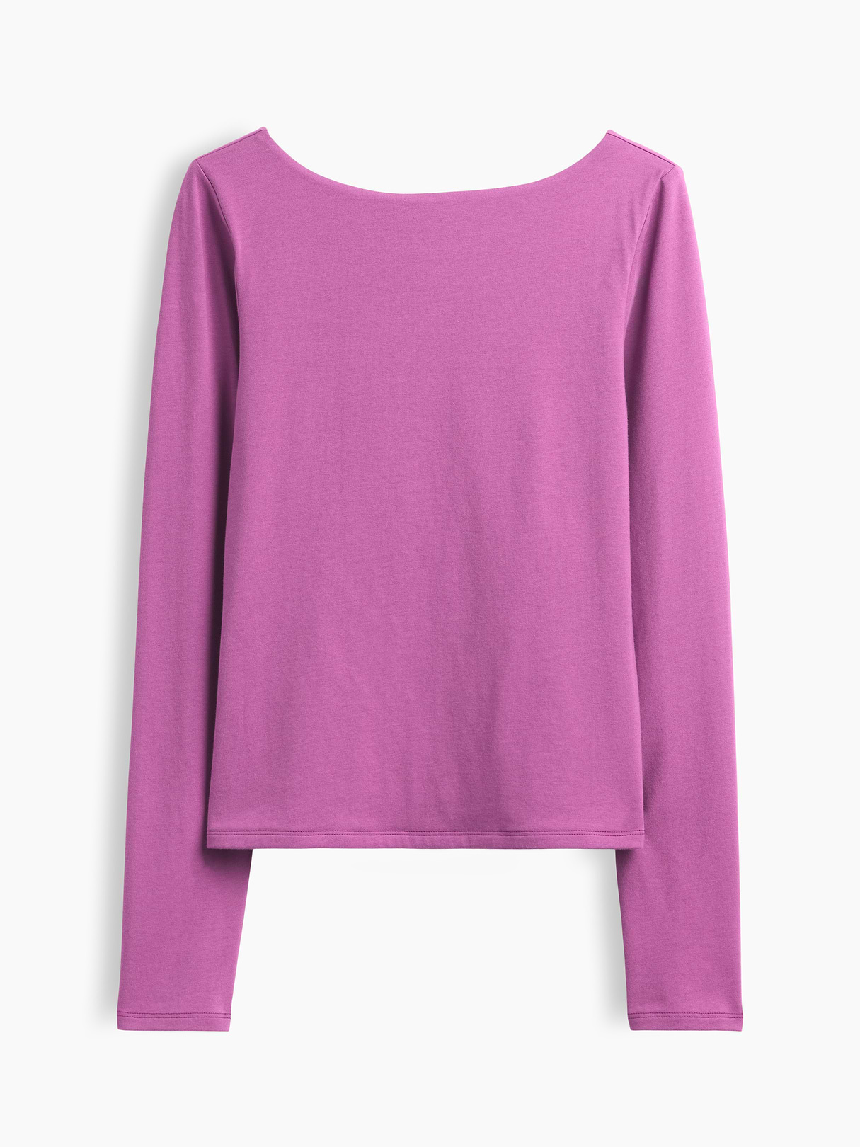 CloseKnit Jersey Scoop-Back T-Shirt - Dahlia purple