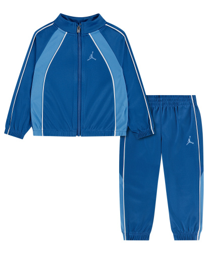 Jordan Toddler Boys' 2T-4T Tricot Color Piping Long-Sleeve Jacket and Pants, 2-Piece Set - True Blue