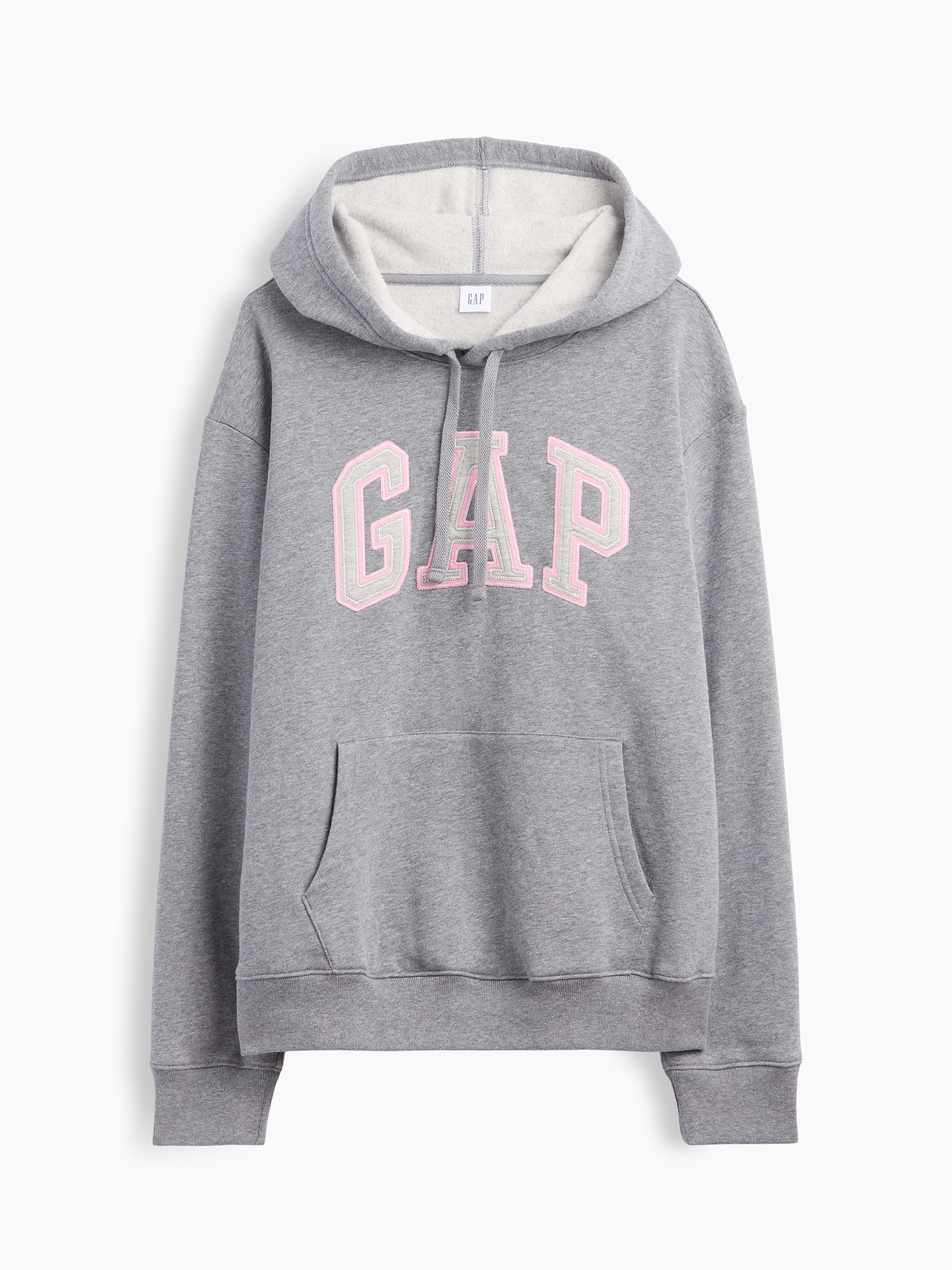 Relaxed Gap Logo Hoodie - Gray heather