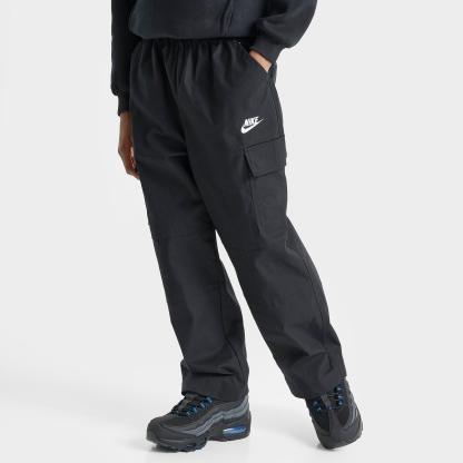 Big Kids' Nike Sportswear Club Woven Cargo Pants - Black