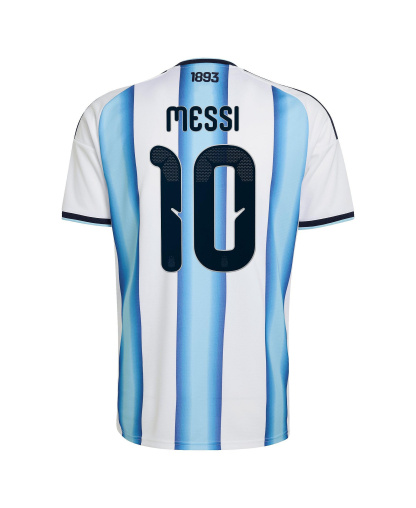 adidas Men's Argentina National Team Lionel Messi 2026 Home Replica Jersey - White