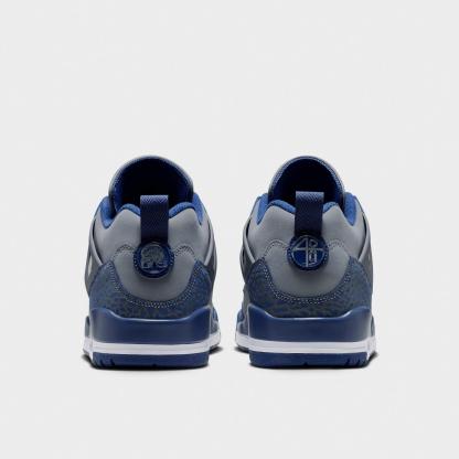 Men's Jordan Spizike Low SE Casual Shoes - Flint/University Blue/White/Navy - Left shoe facing left. Outside of the shoe. - view 4